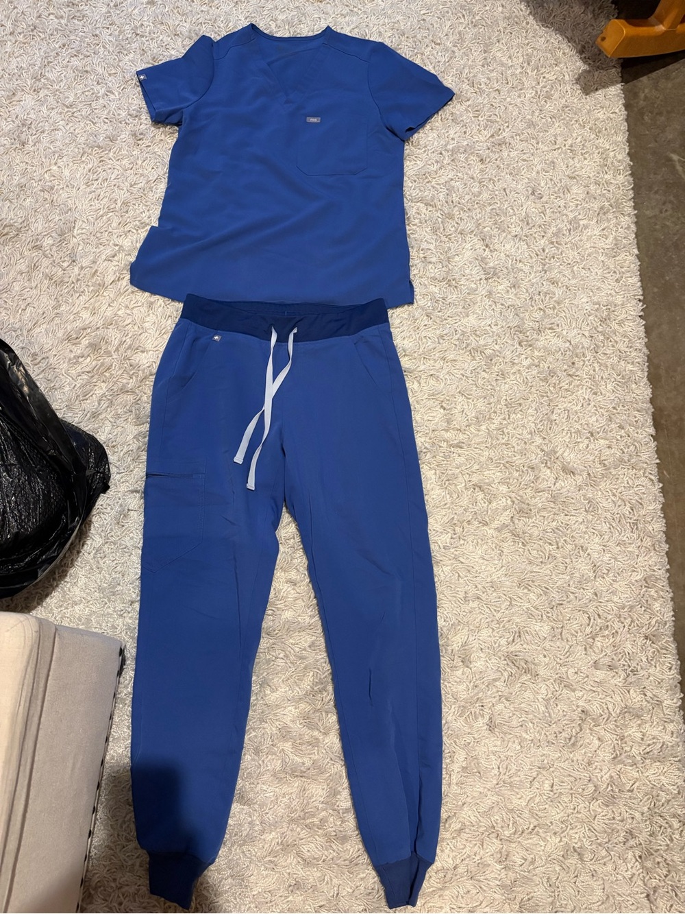 FIGS Navy Blue Scrub Set